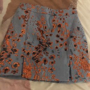 Missguided leopard skirt